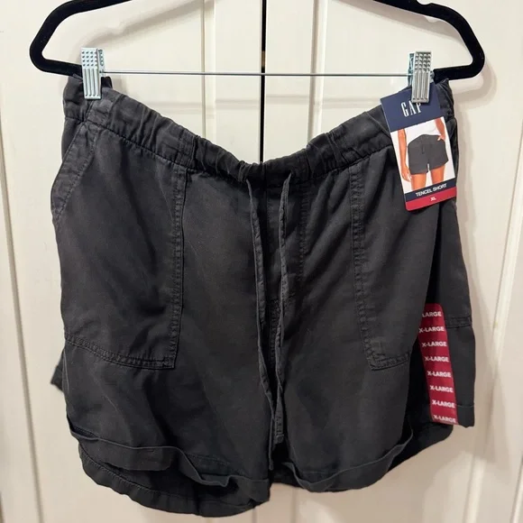 GAP tencel shorts women’s xl NWT black - Picture 4 of 10